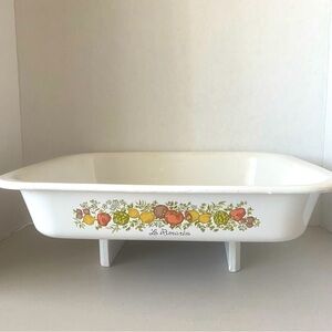 Vintage Corning Ware Spice of Life Le Romarin A-21 Casserole Lasagna Pan